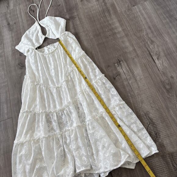 Hello Molly Been Good Maxi Dress White US 4 - Picture 7 of 12